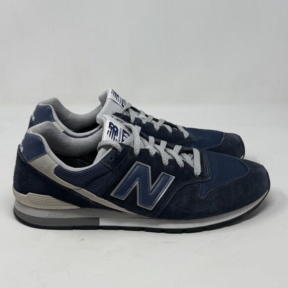 New Balance 996v2 Sneakers Mens 11 D Eclipse Blue Suede Running Shoes - Picture 1 of 16